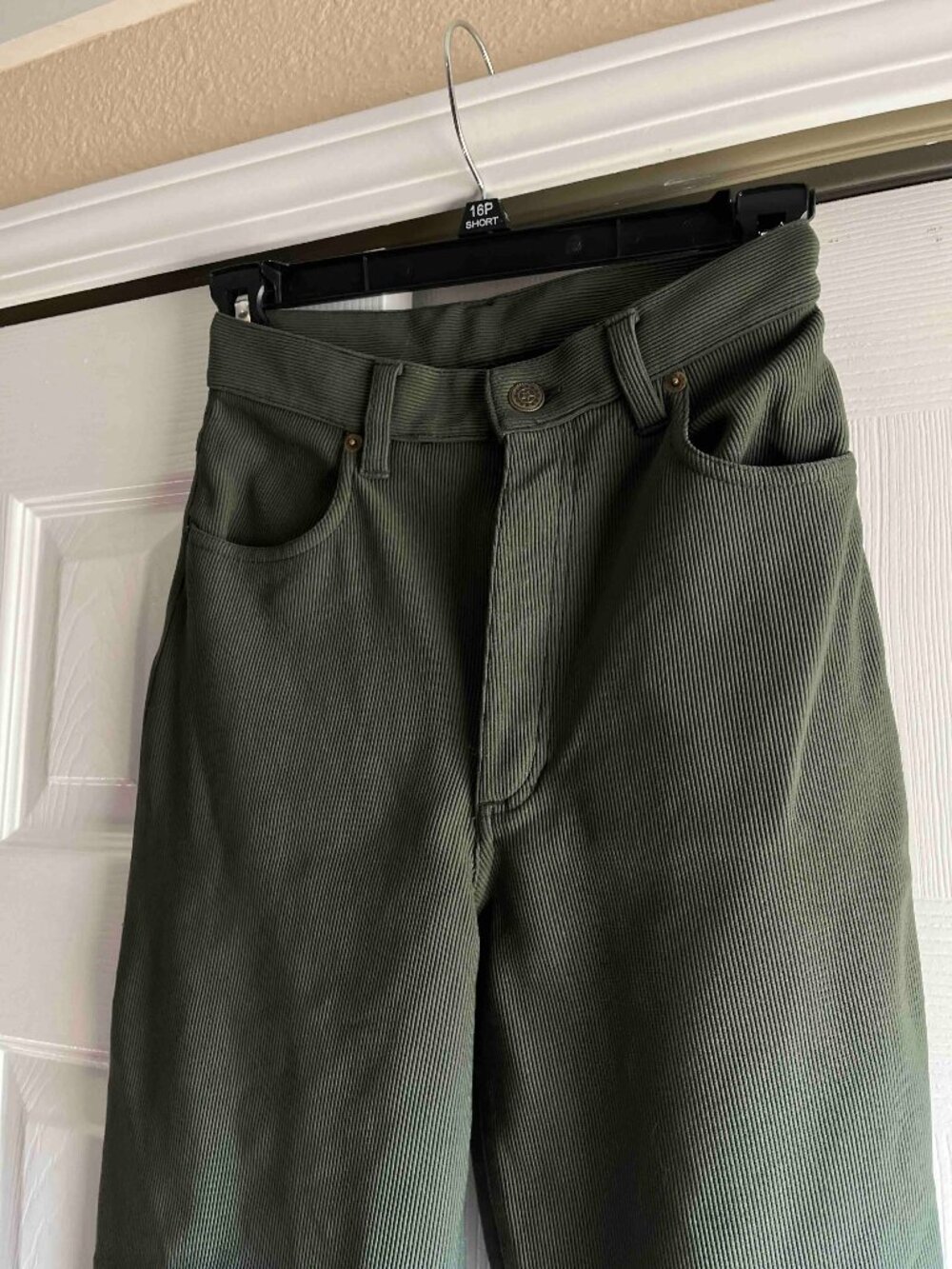 Vintage 80s Dark Green Pants - XS/S - Camaieu